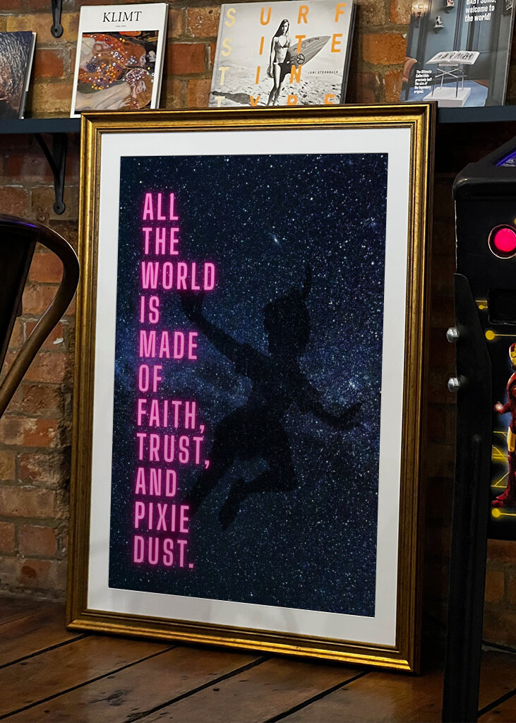 PETER PAN PIXIE DUST QUOTE