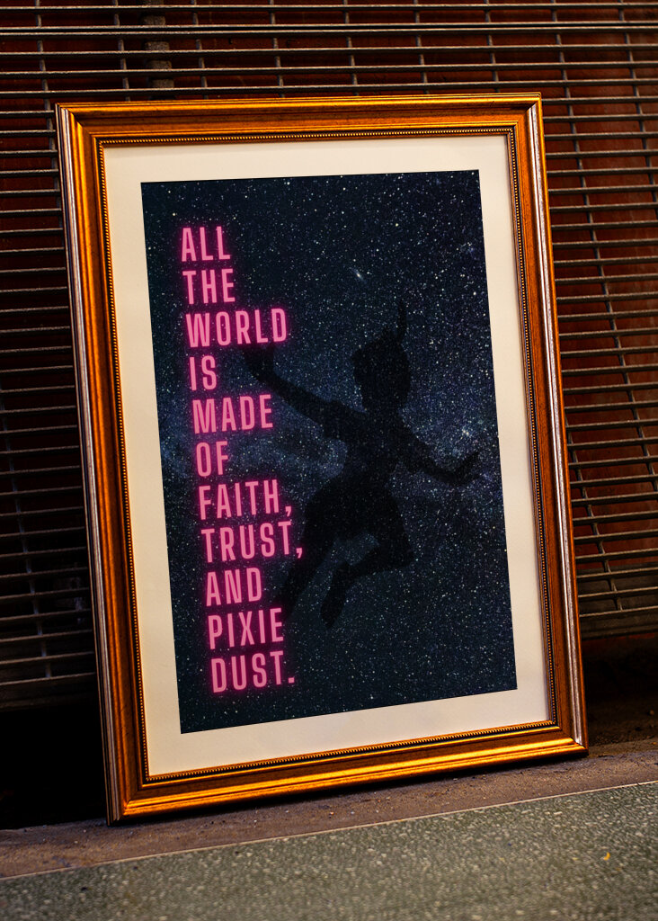 PETER PAN PIXIE DUST QUOTE