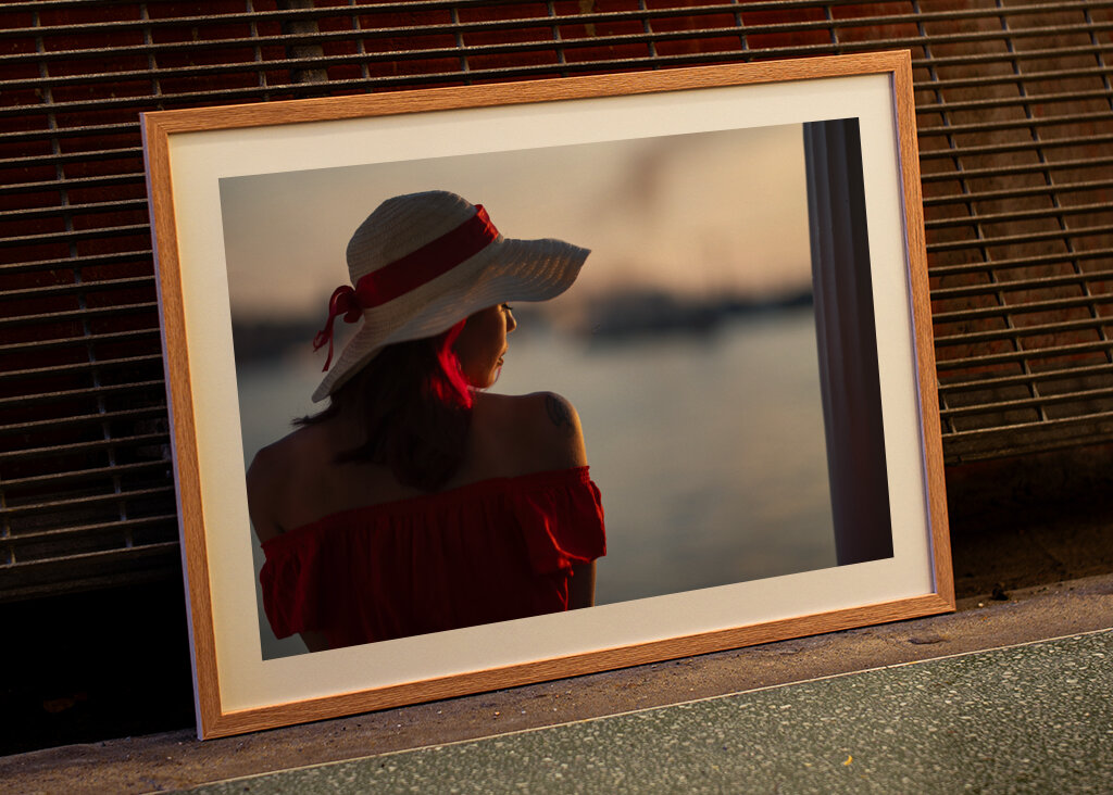 Sonnenuntergang in Rot