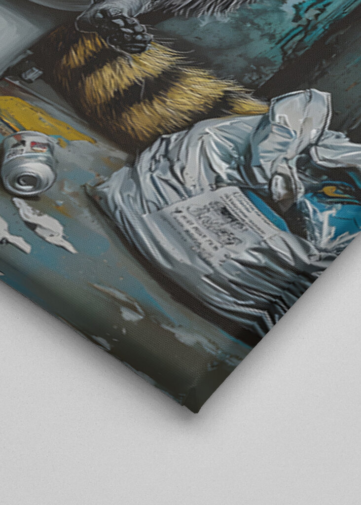 Drôle de toilette raton laveur 