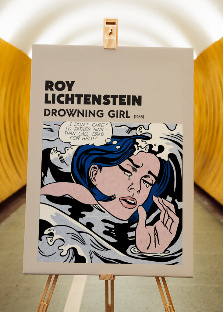 Lichtenstein Drowning Girl 