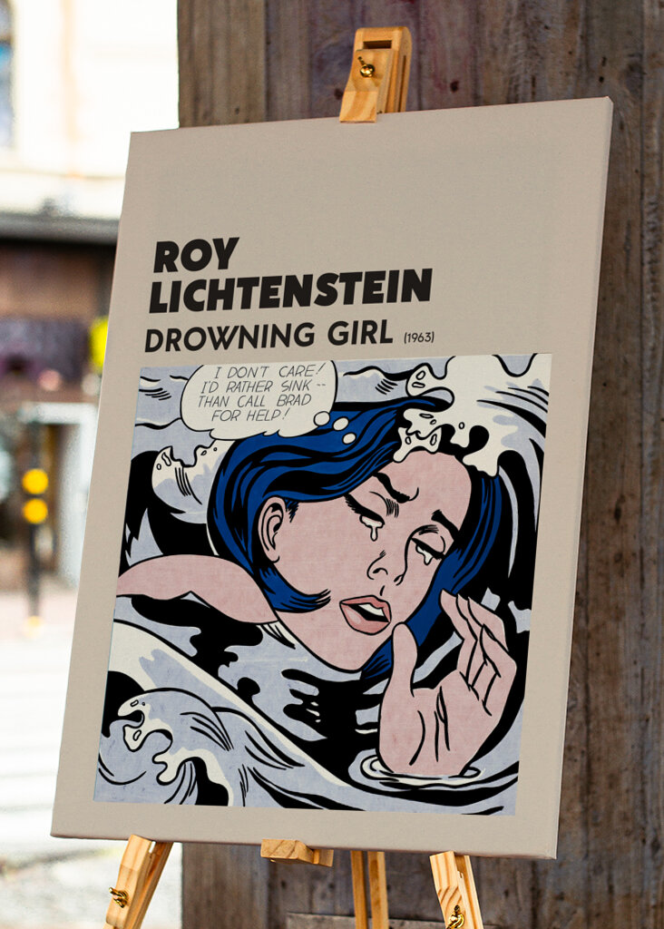 Lichtenstein Drowning Girl 
