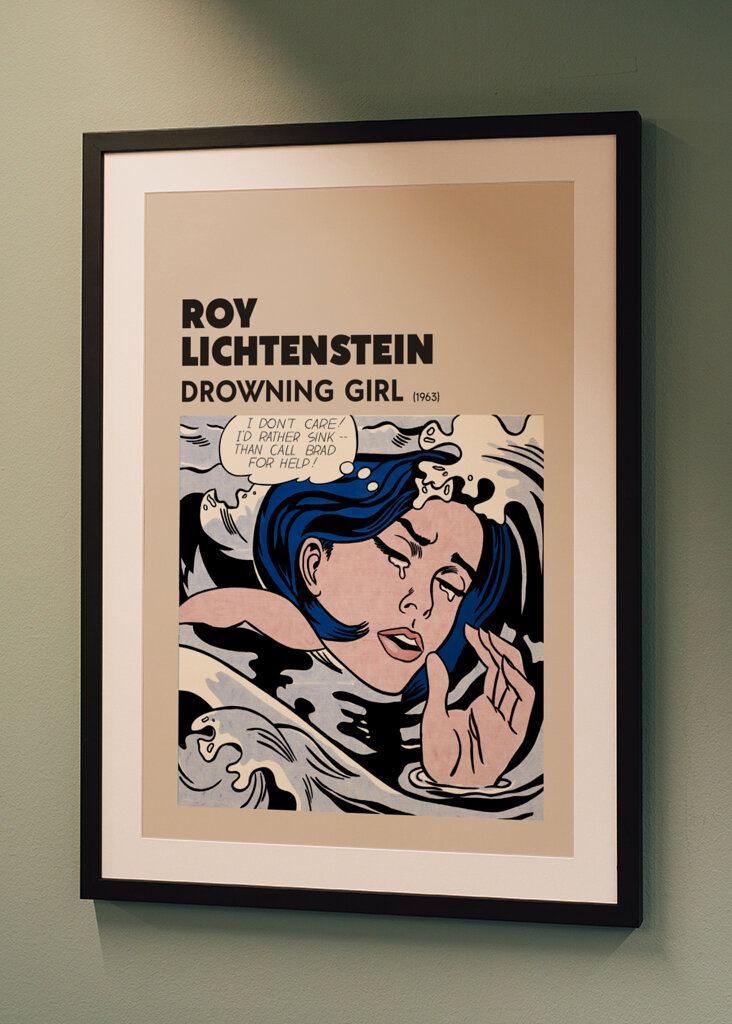 Lichtenstein Drowning Girl 