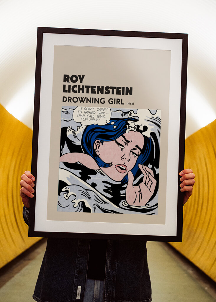 Lichtenstein Drowning Girl 