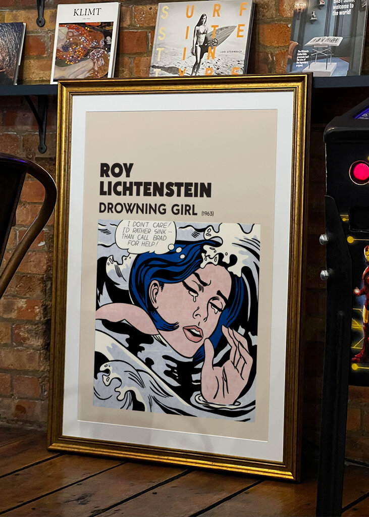Lichtenstein Drowning Girl 