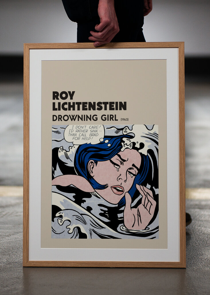Lichtenstein Drowning Girl 