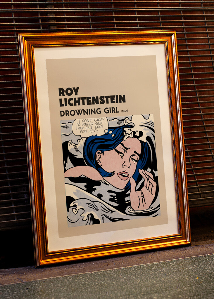 Lichtenstein Drowning Girl 