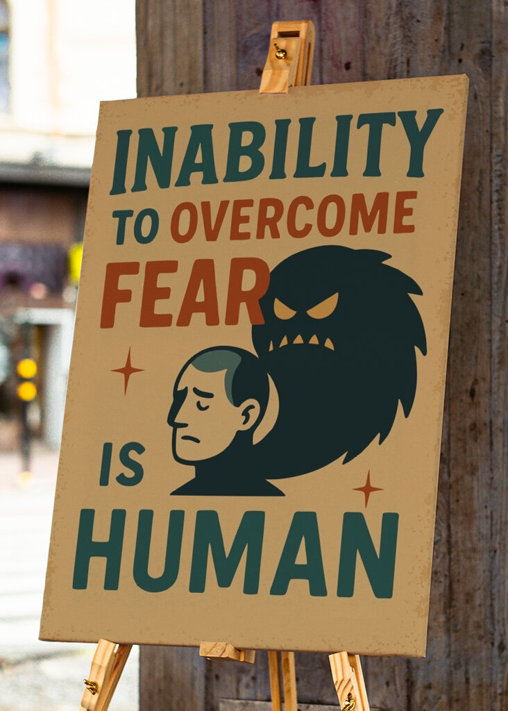 Der Mut, Angst zu haben