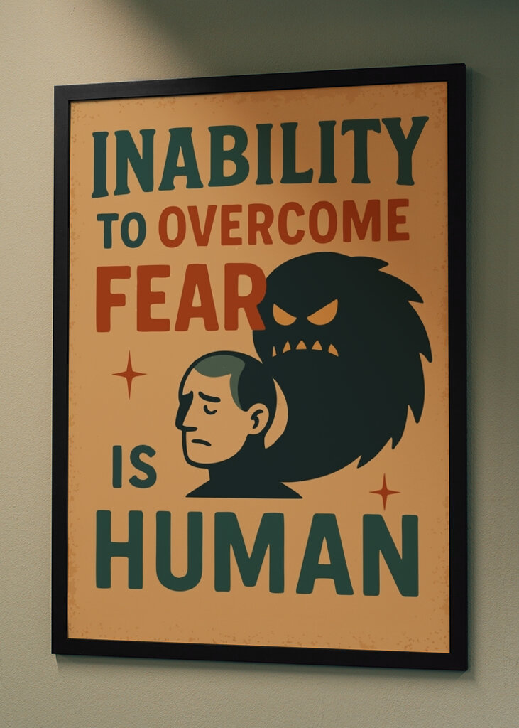 Der Mut, Angst zu haben