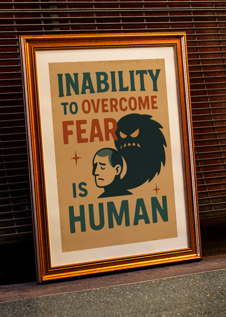 Der Mut, Angst zu haben