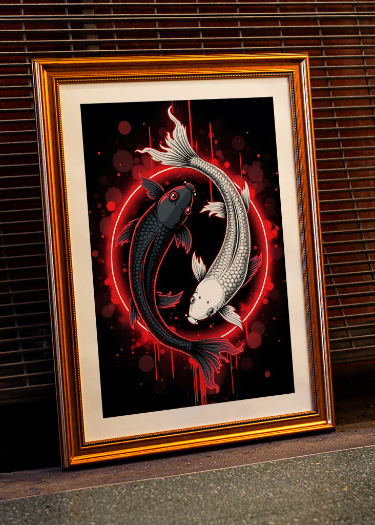 Yin-Yang koi 