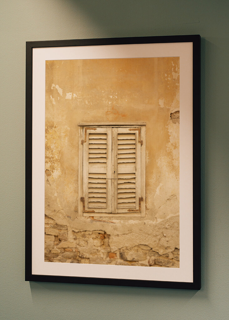 Staré okenice v Itálii