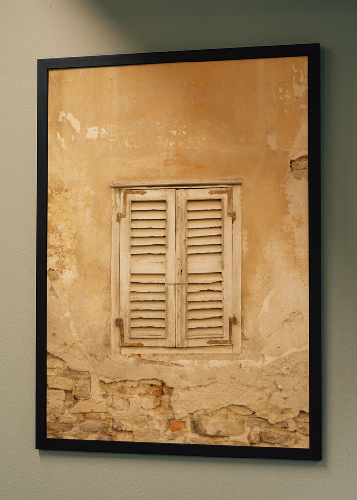 Staré okenice v Itálii