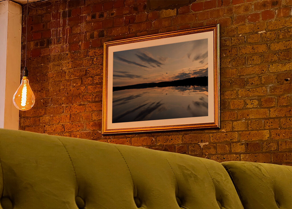 Wenn Himmel auf Wasser trifft