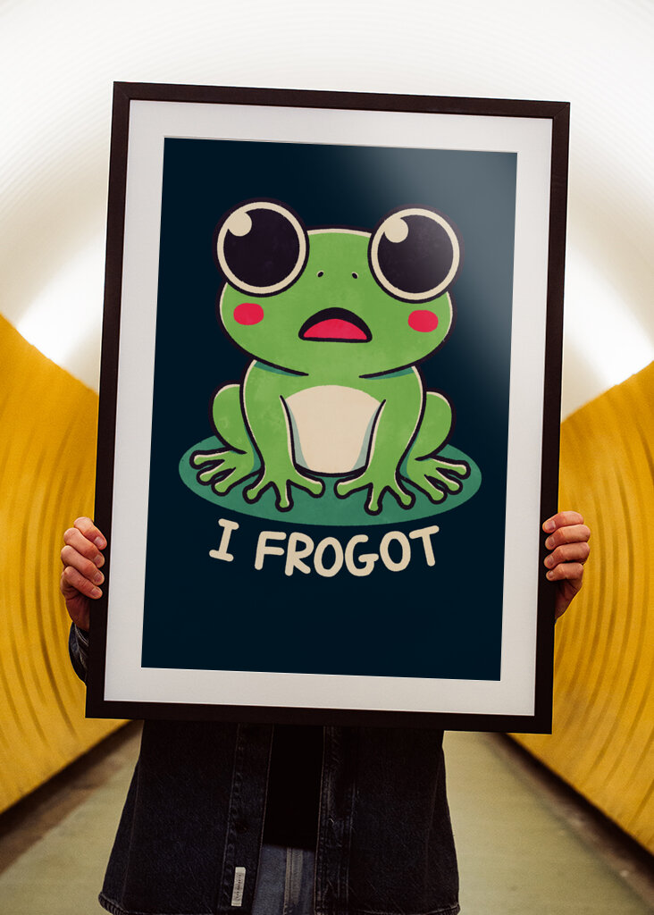 Ich habe Frogot Cartoon Frosch
