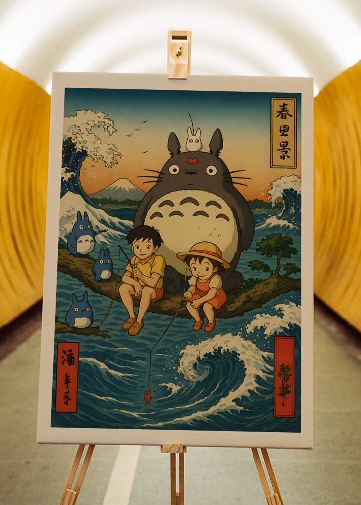 Meu vizinho Totoro Japão Arte 