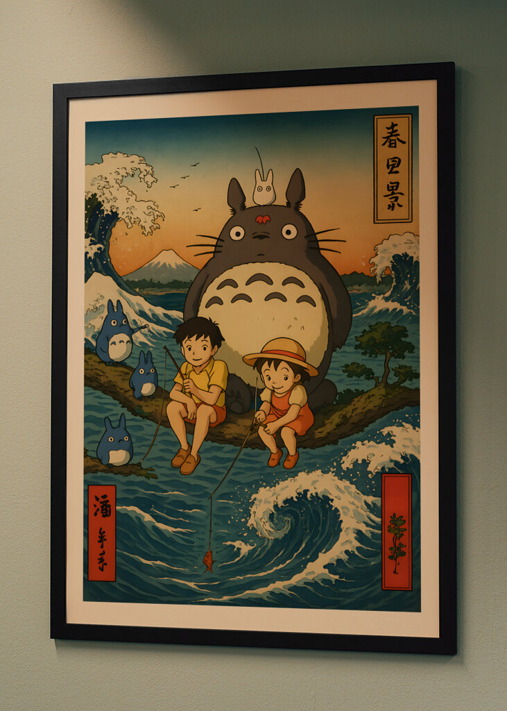 Meu vizinho Totoro Japão Arte 