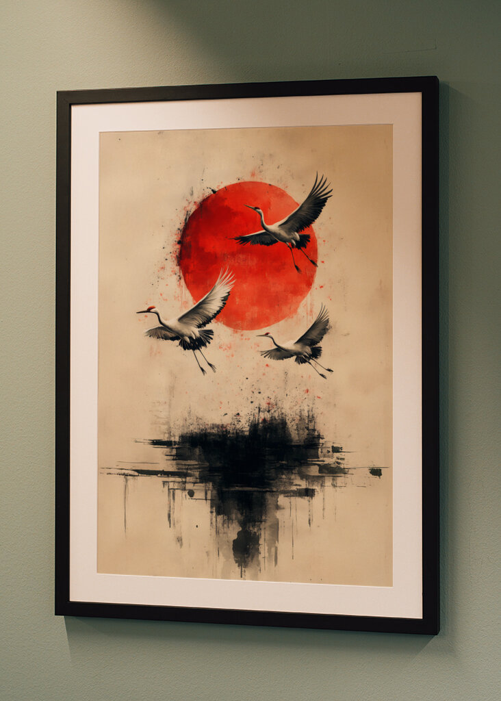 Traner ved solopgang