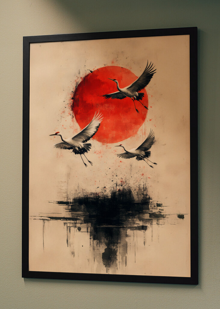 Traner ved solopgang