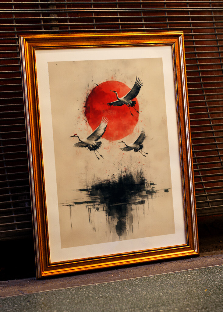 Traner ved solopgang