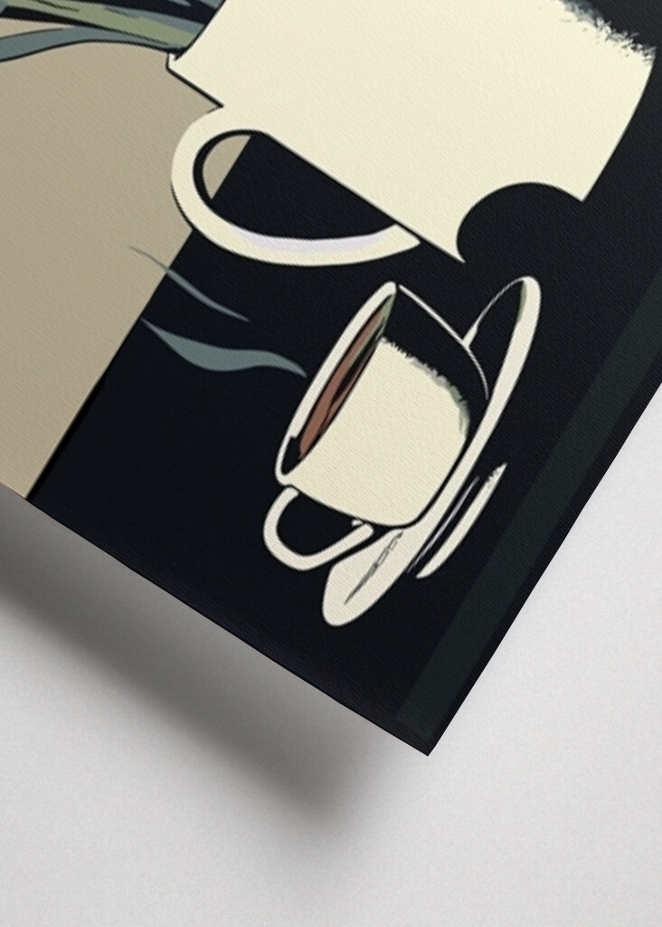 Påskeliljer og kaffekop