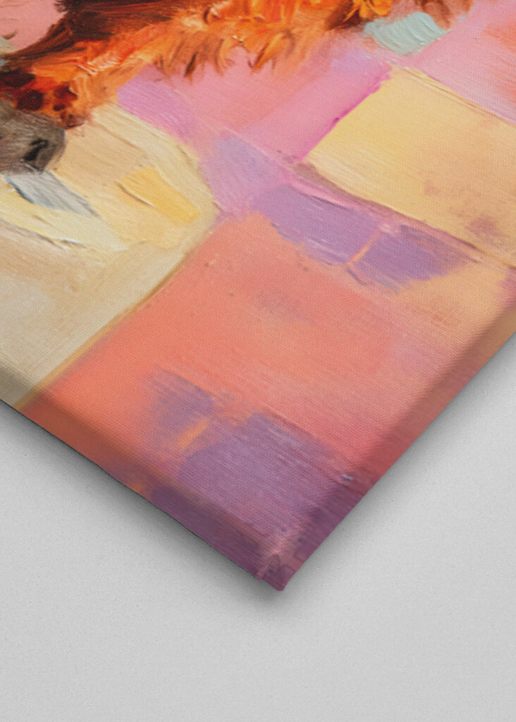 Highland cow roll holder