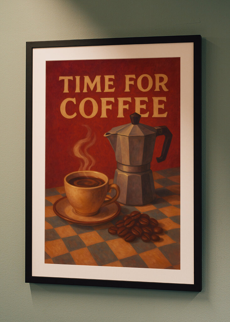 Time for Coffee painting