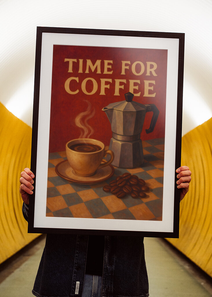 Time for Coffee painting
