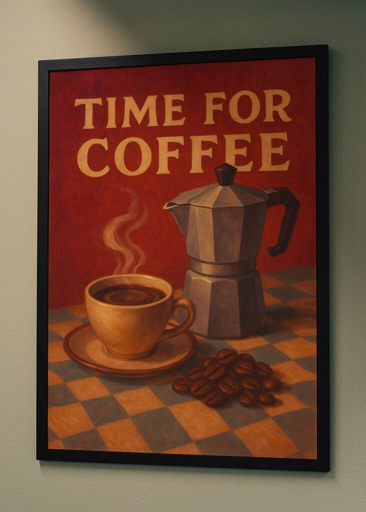 Time for Coffee painting