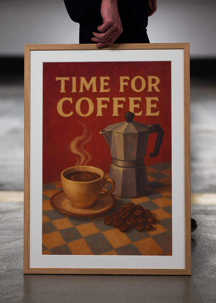 Time for Coffee painting