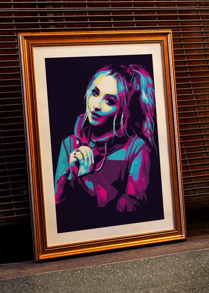 Sabrina Carpenter 80s Retro