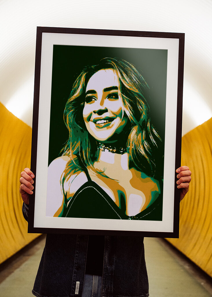 Sabrina Carpenter Pop Art