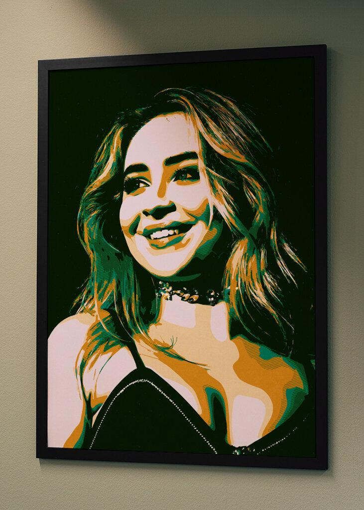 Sabrina Carpenter Pop Art