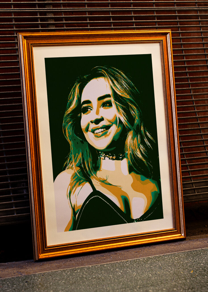 Sabrina Carpenter Pop Art