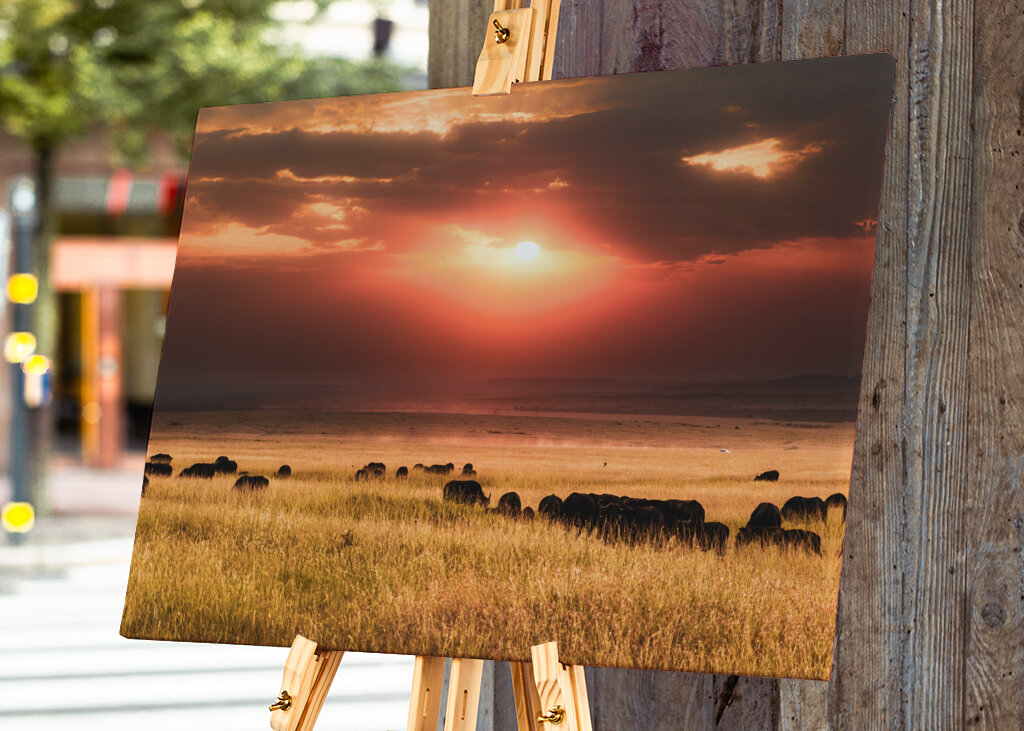 Sunset over Masai Mara