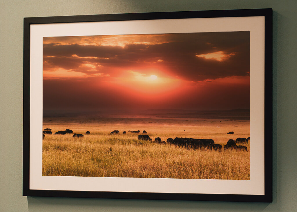 Sunset over Masai Mara