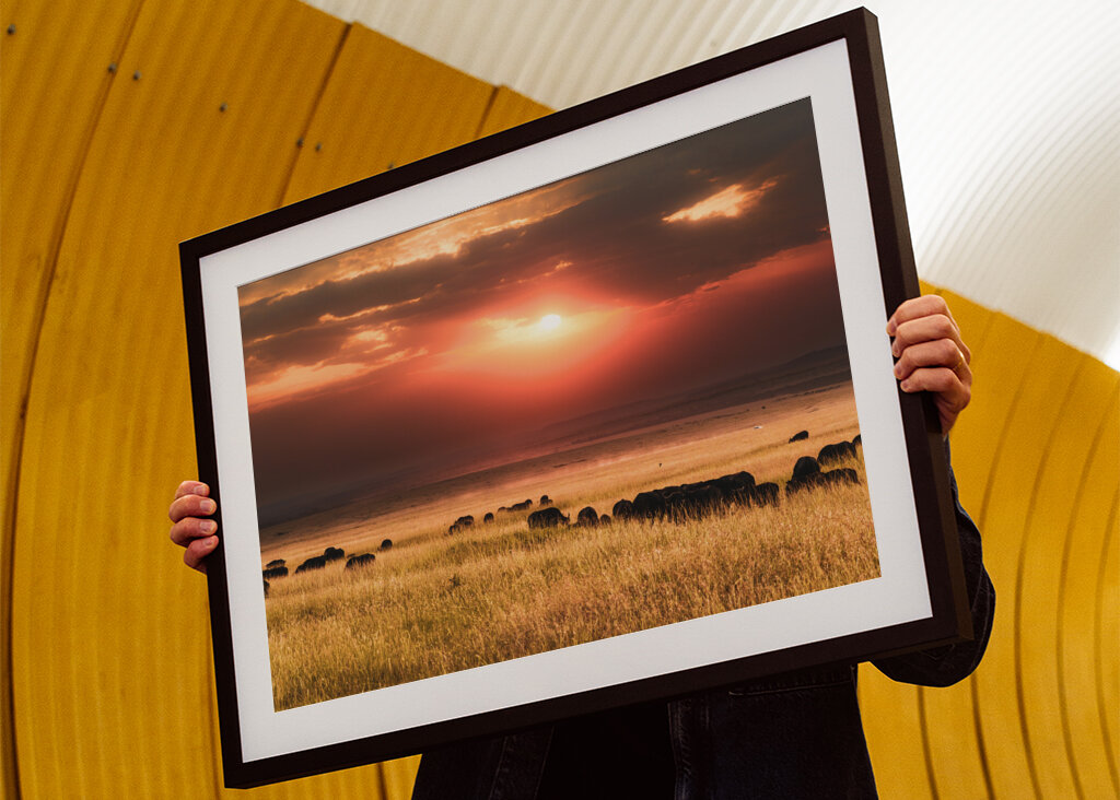 Sunset over Masai Mara