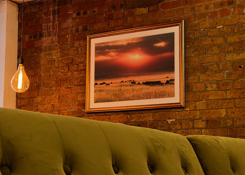 Sunset over Masai Mara