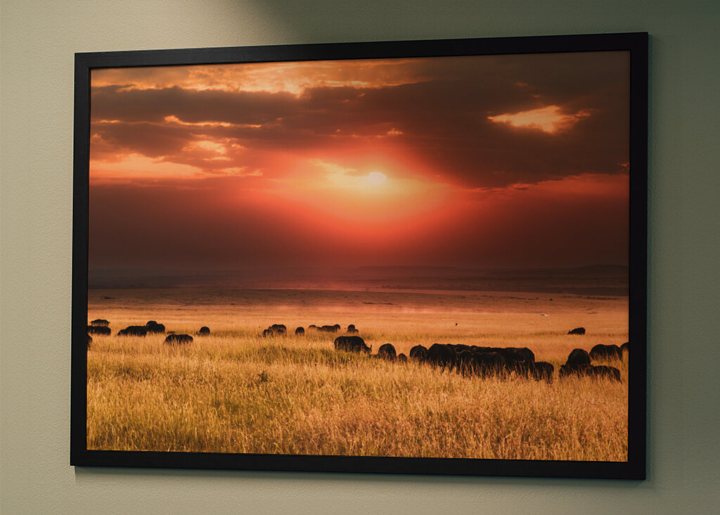 Sunset over Masai Mara