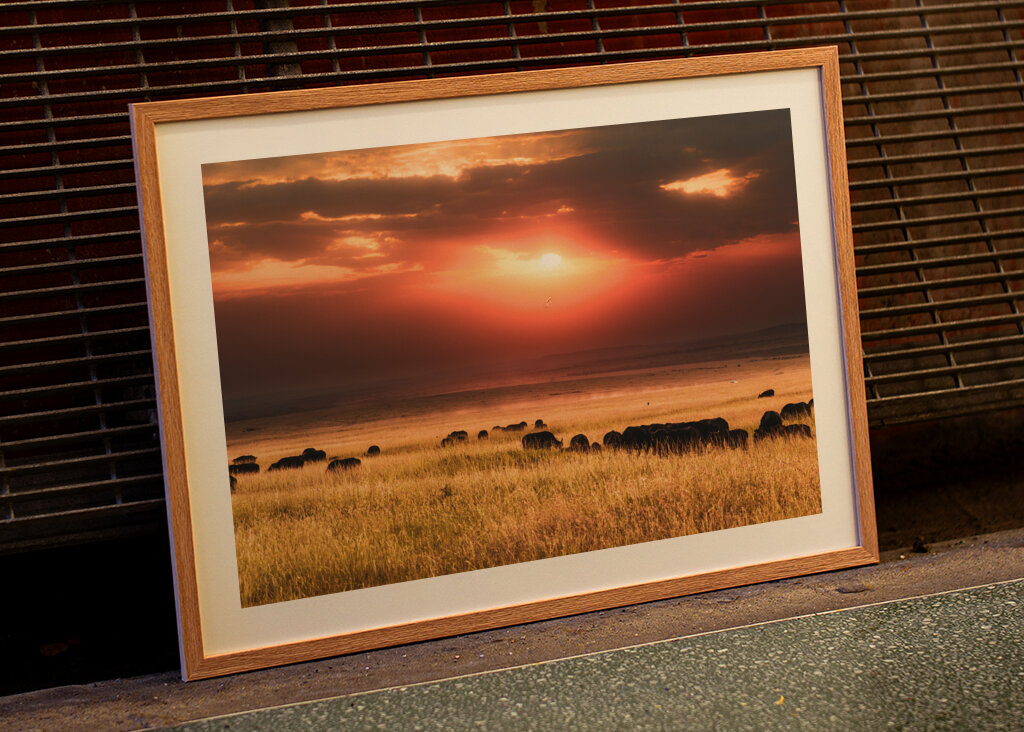Sunset over Masai Mara