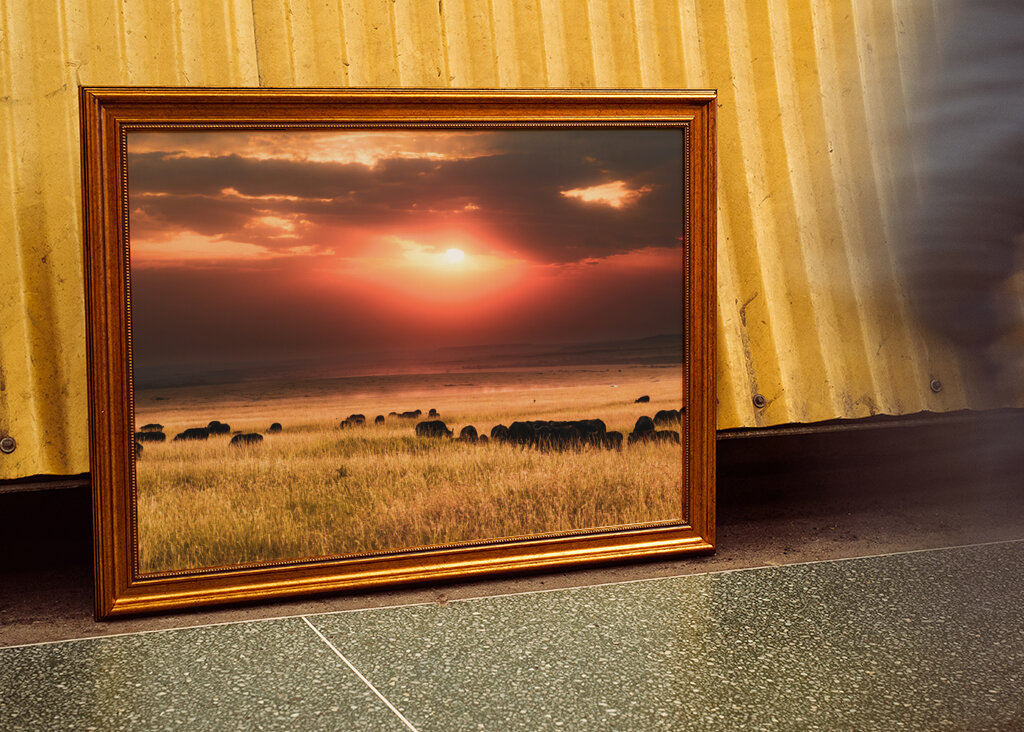 Sunset over Masai Mara