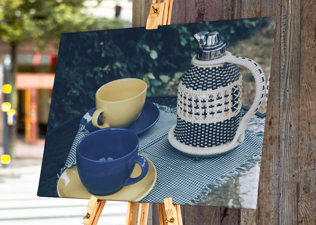 A retro coffee break