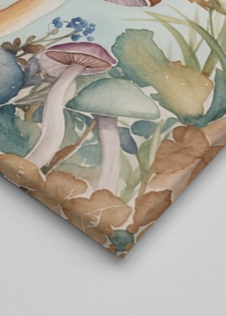 Akvarelové houby v přírodě