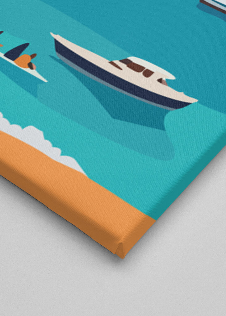 Summer day by the coast