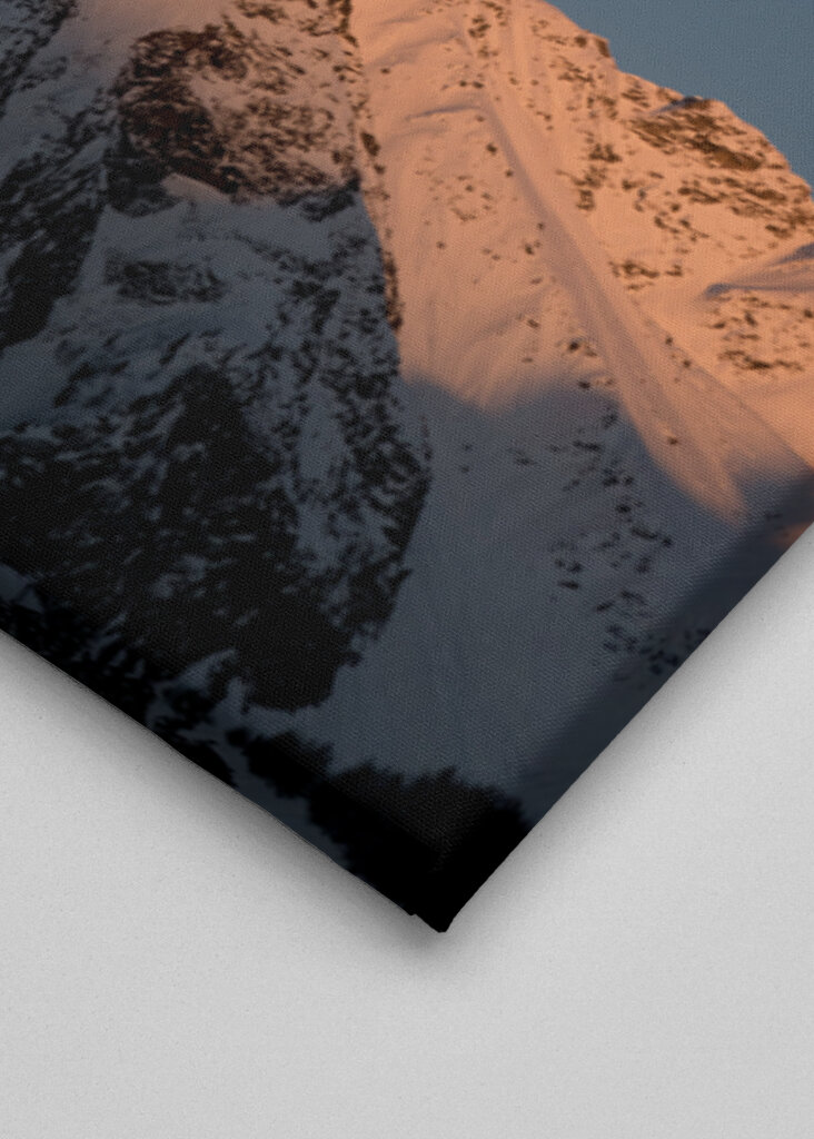 Italian Alpine Peak at Sunset