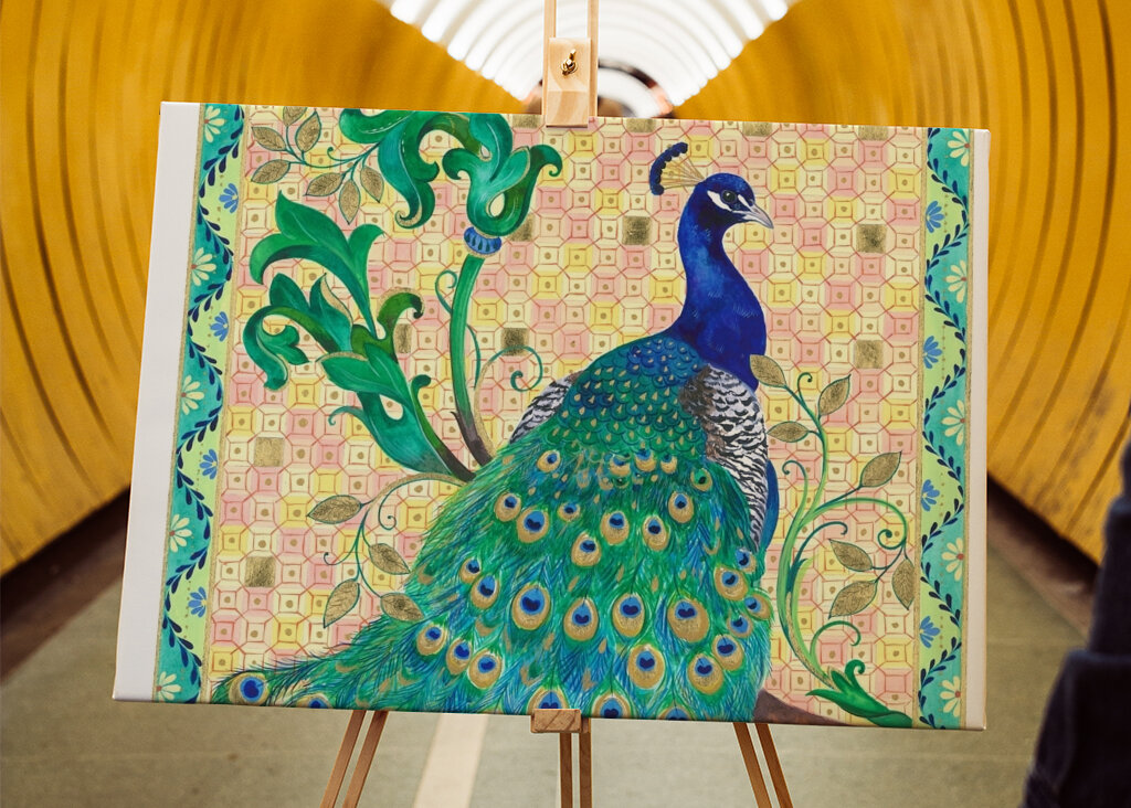 Florentine Peacock