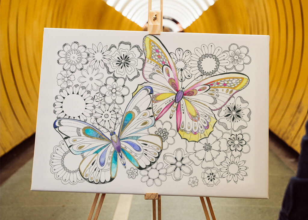 Butterflies Delicate Tints