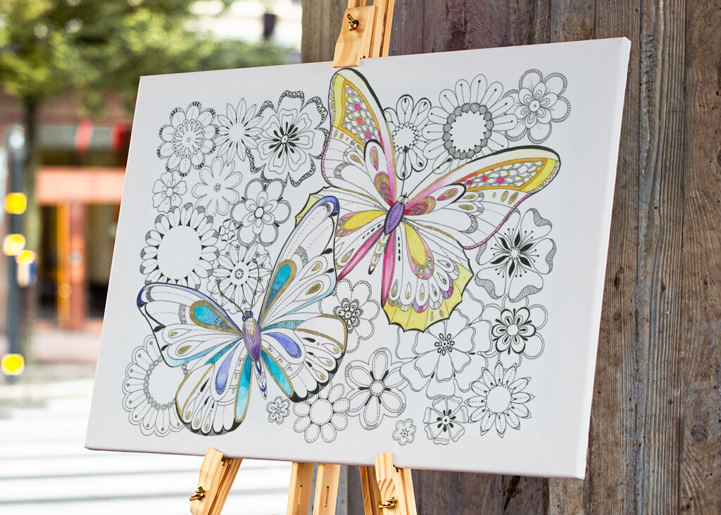 Butterflies Delicate Tints