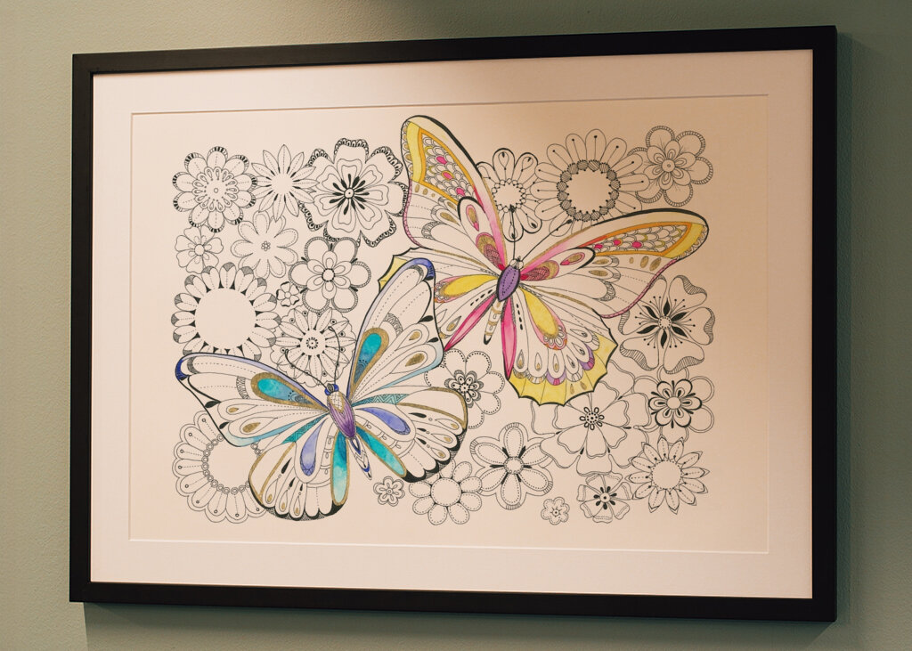 Butterflies Delicate Tints