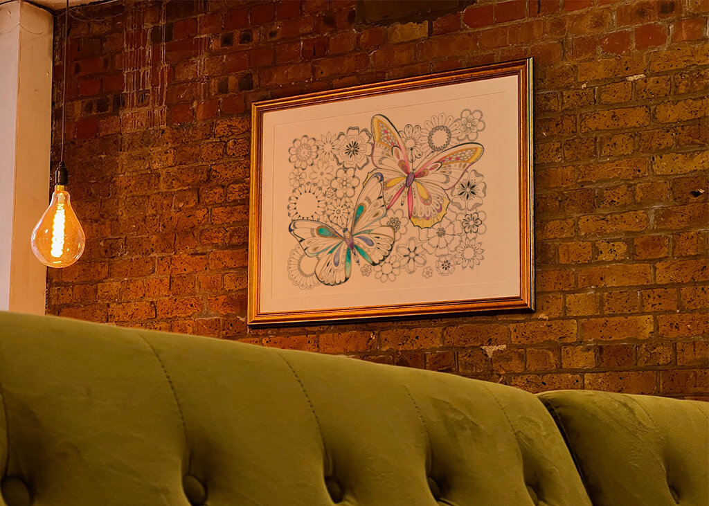 Butterflies Delicate Tints